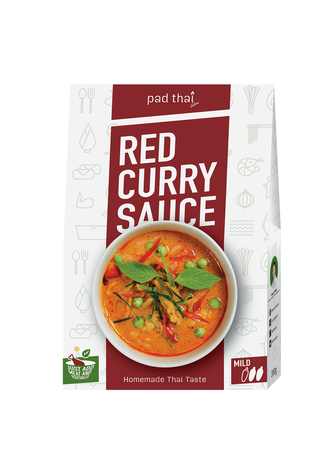 Pad Thai - Red Curry Sauce