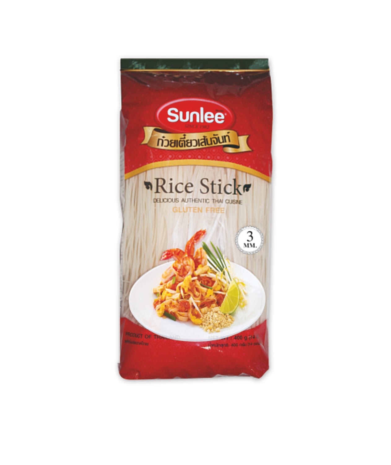 Sunlee - Rice Stick Curve 3mm