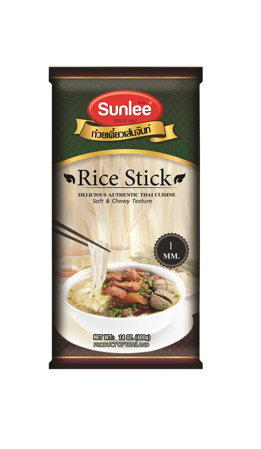 Sunlee - Rice Stick Straight 1mm