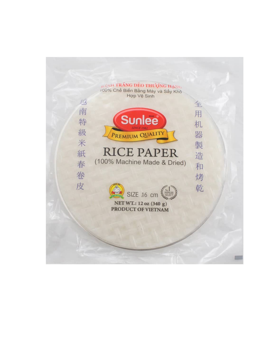 Sunlee - Rice Paper Round Shape 16cm