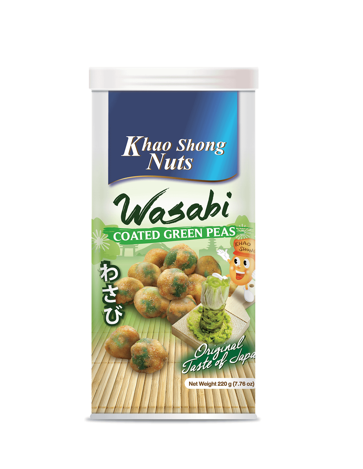 Khao Shong Nuts - Wasabi Coated Green Peas