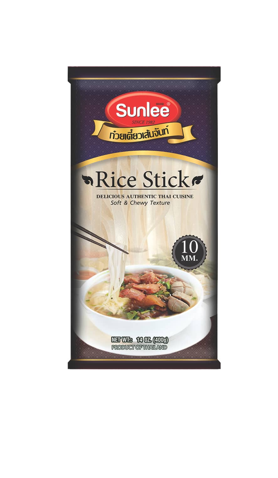 Sunlee - Rice Stick Straight 10mm