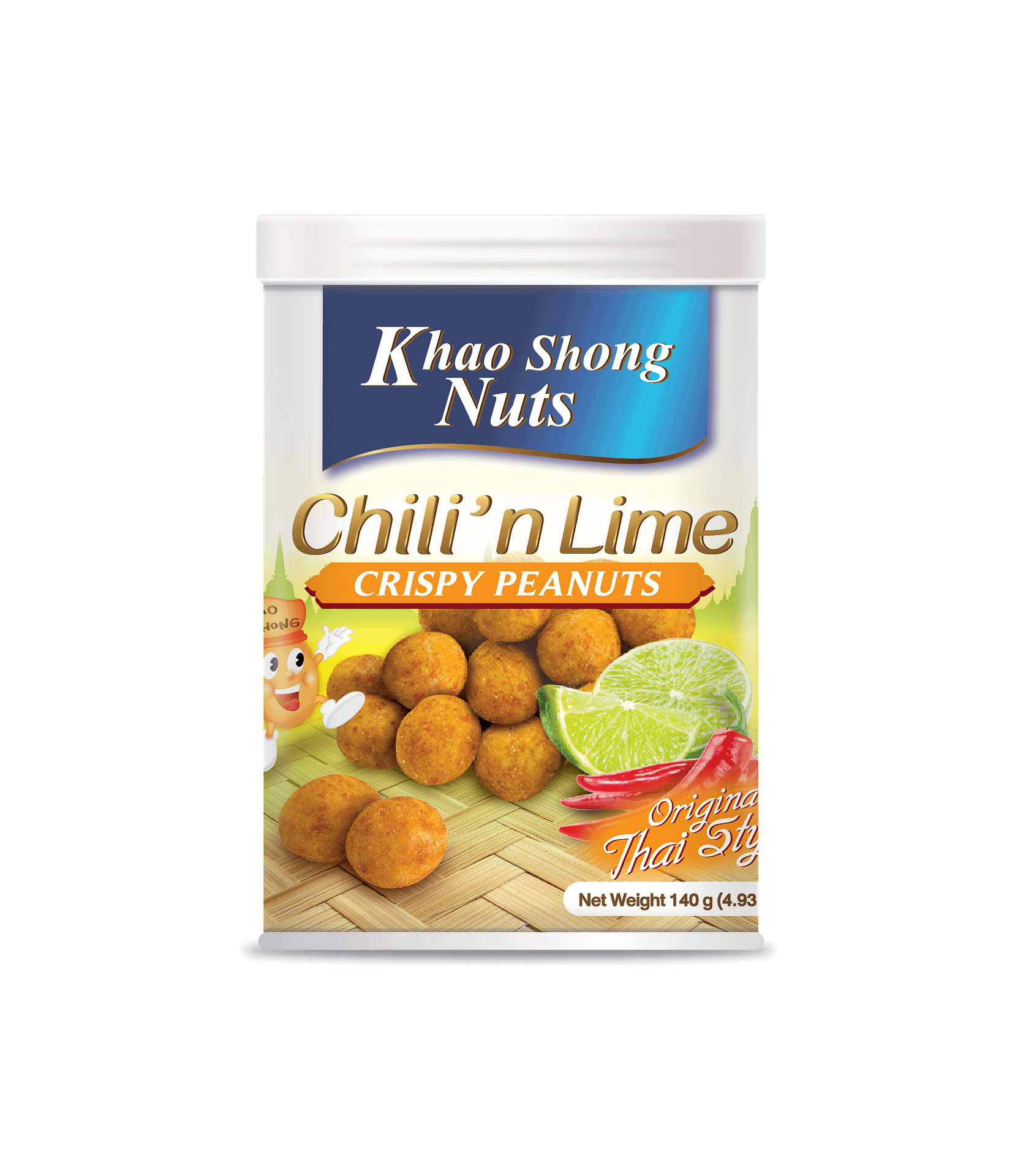 Khao Shong Nuts - Chili'n Lime Crispy Peanuts